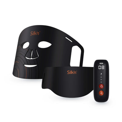 Silk'n Dual LED Mask – na twarz i szyję, czarna