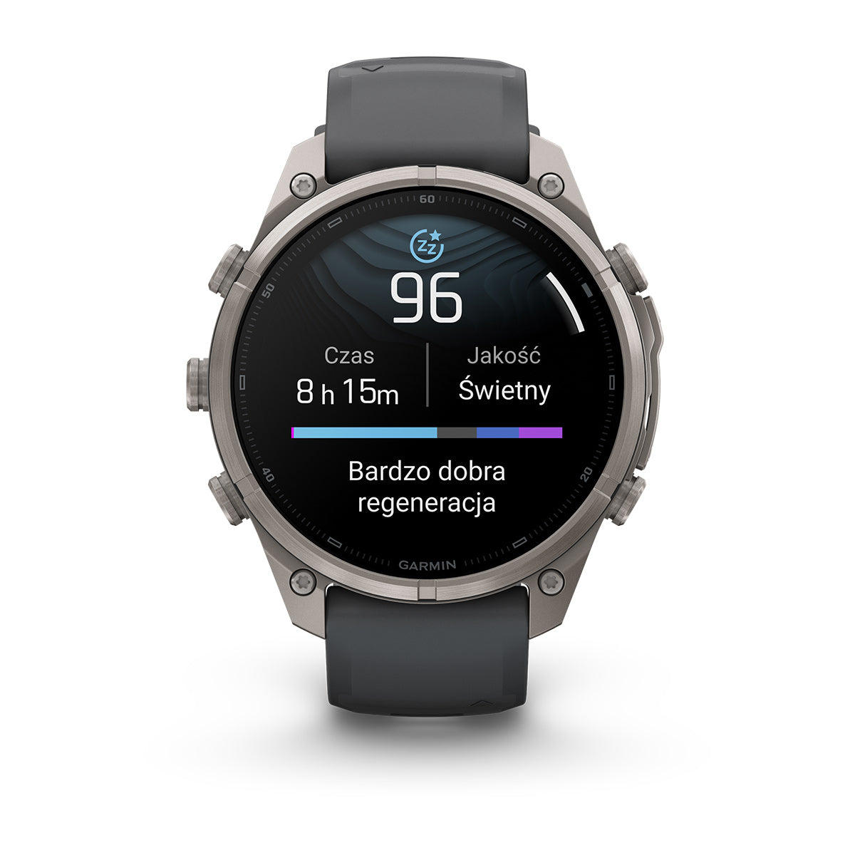 Garmin fēnix® 9 Pro – smartwatch, 47 mm, Tytanowy z silikonowym paskiem w kolorze Graphite / Black