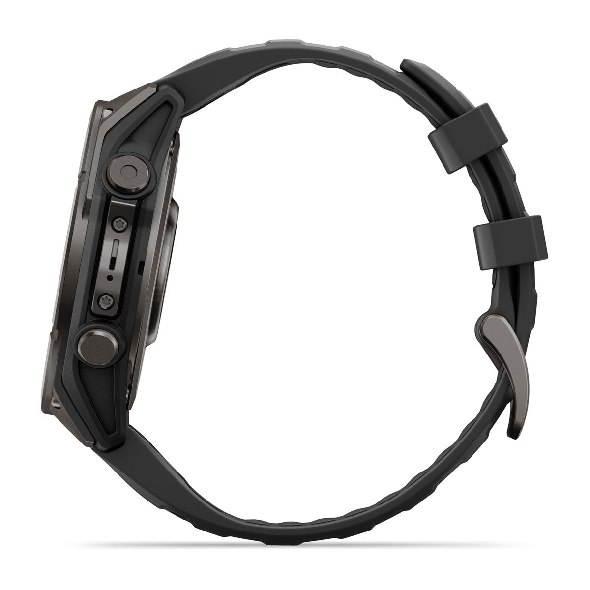 Garmin fēnix 9 – smartwatch, 47 mm, Tytanowy z silikonowym paskiem w kolorze Black