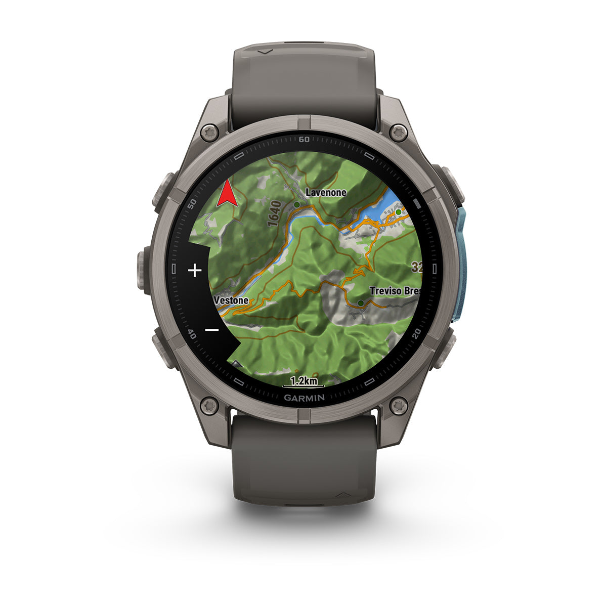 Garmin fēnix 9 – smartwatch, 51 mm, Tytanowy z silikonowym paskiem w kolorze Pebble Gray