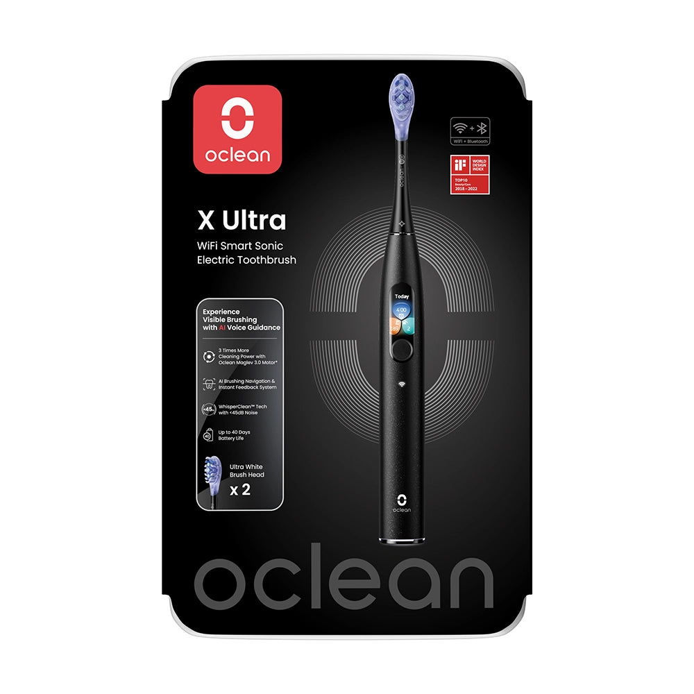 Szczoteczka soniczna Oclean X Ultra - czarna
