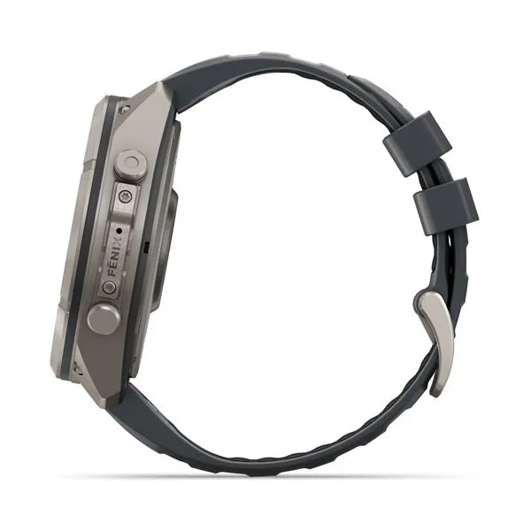Garmin fēnix 9 Pro – smartwatch, 51 mm, Tytanowy z silikonowym paskiem w kolorze Graphite / Black