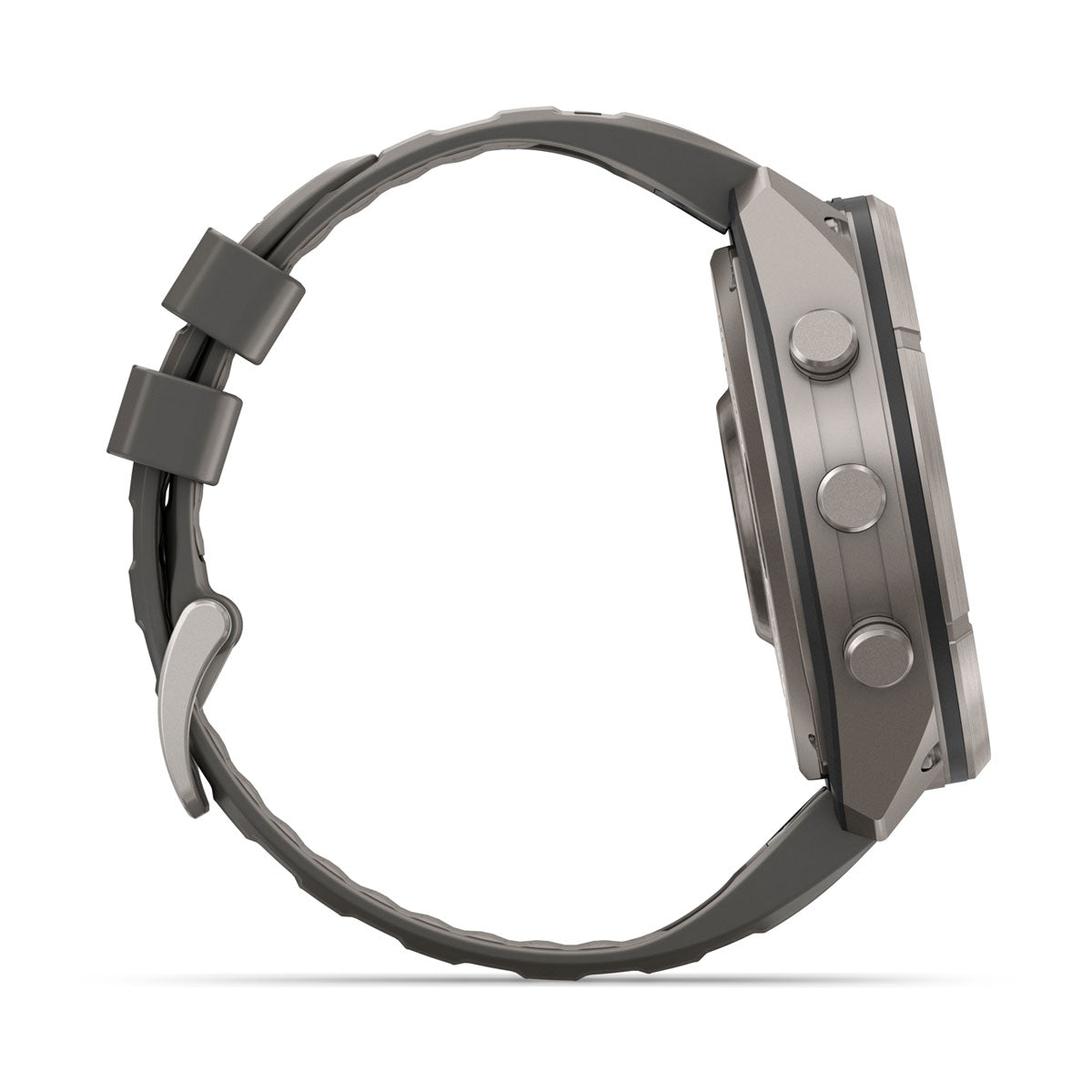 Garmin fēnix 9 Pro Solar– inReach®, 51 mm, Tytanowy z silikonowym paskiem w kolorze Pebble Gray