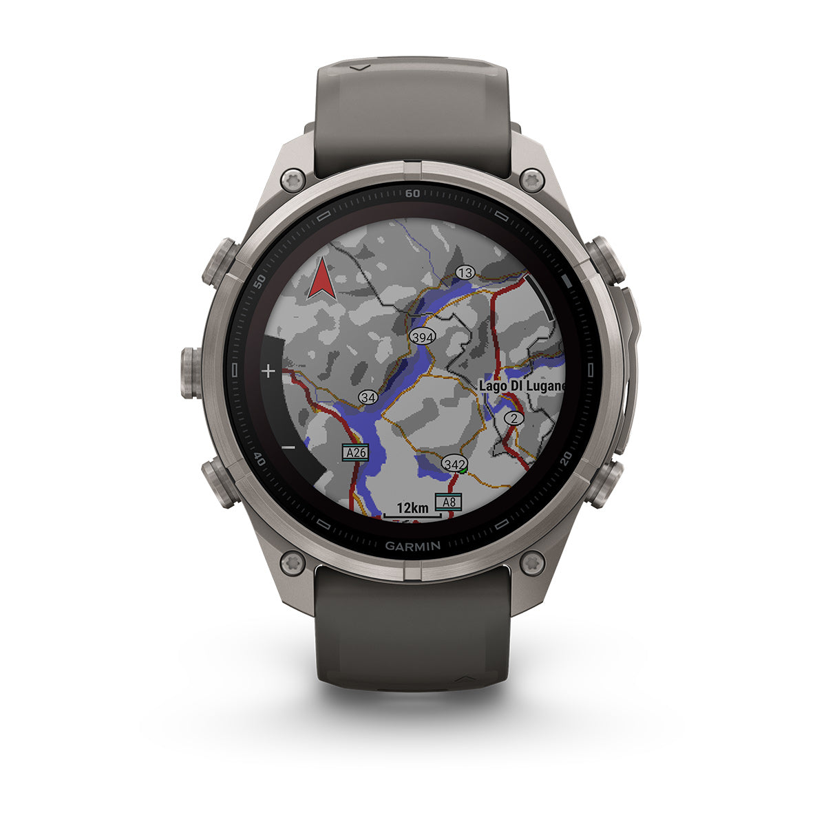 Garmin fēnix 9 Pro Solar– inReach®, 47 mm, Tytanowy z silikonowym paskiem w kolorze Pebble Gray (Kopia)