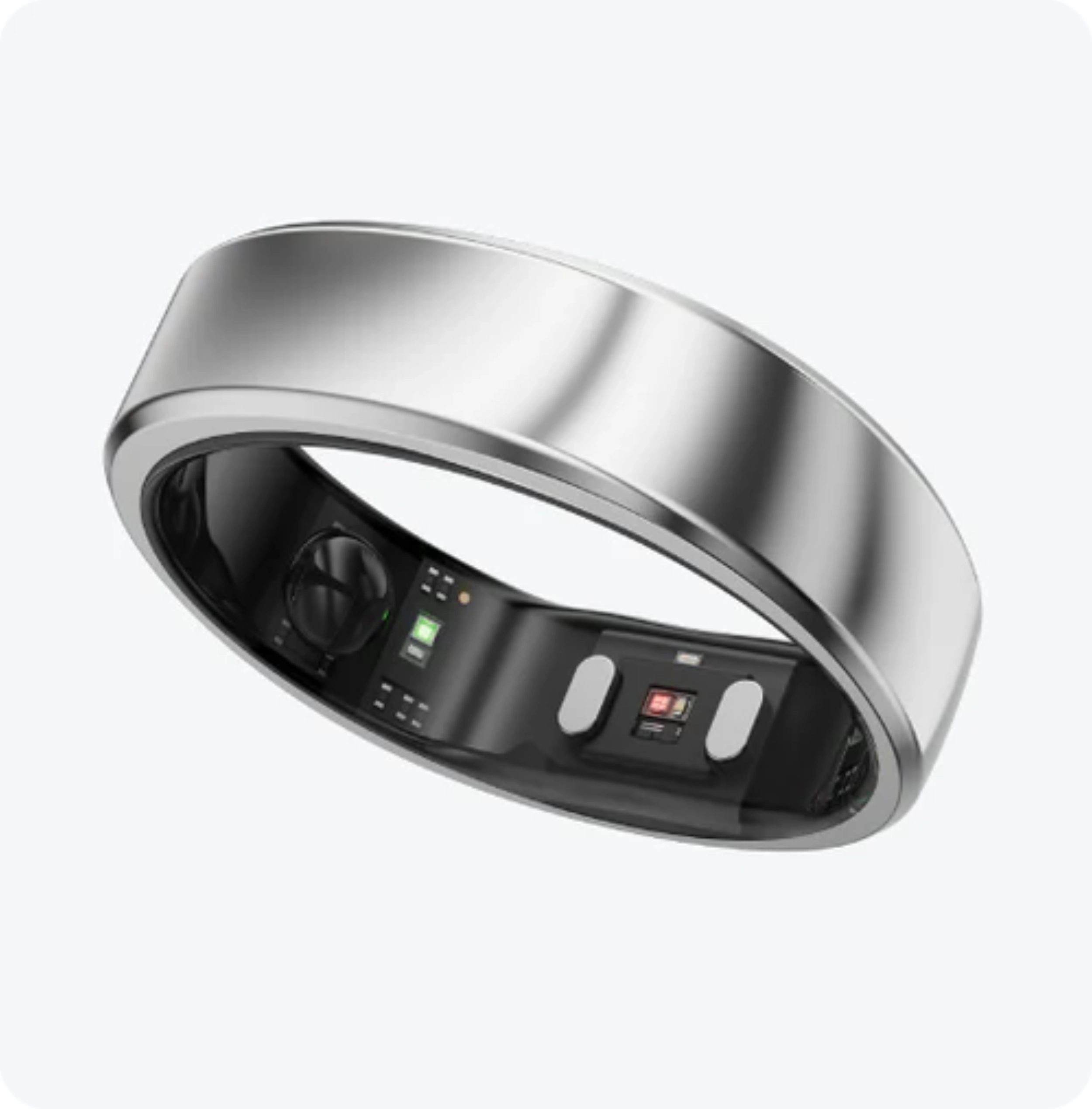 RingConn Smart Ring Gen 2 Srebrny Future Silver rozmiar 10