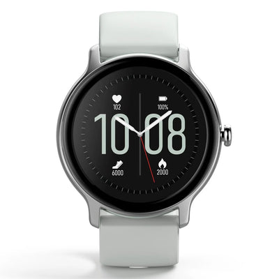 Smartwatch damski elegancki Hama Fit Watch 4910 srebrno-szary
