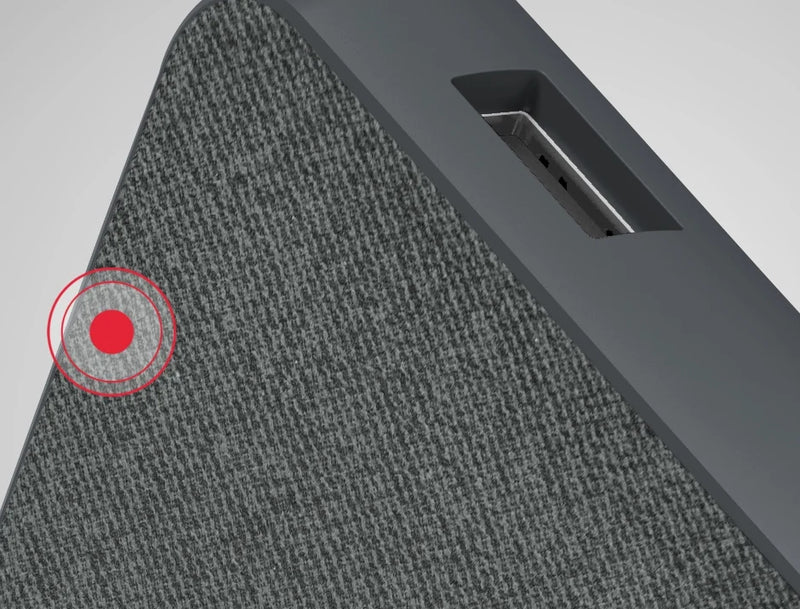 Hama powerbank Fabric 10, 10000mAh, szary