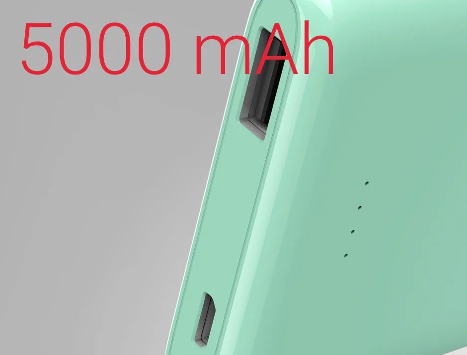 Hama powerbank Slim 5HD, 5000mAh, zielony