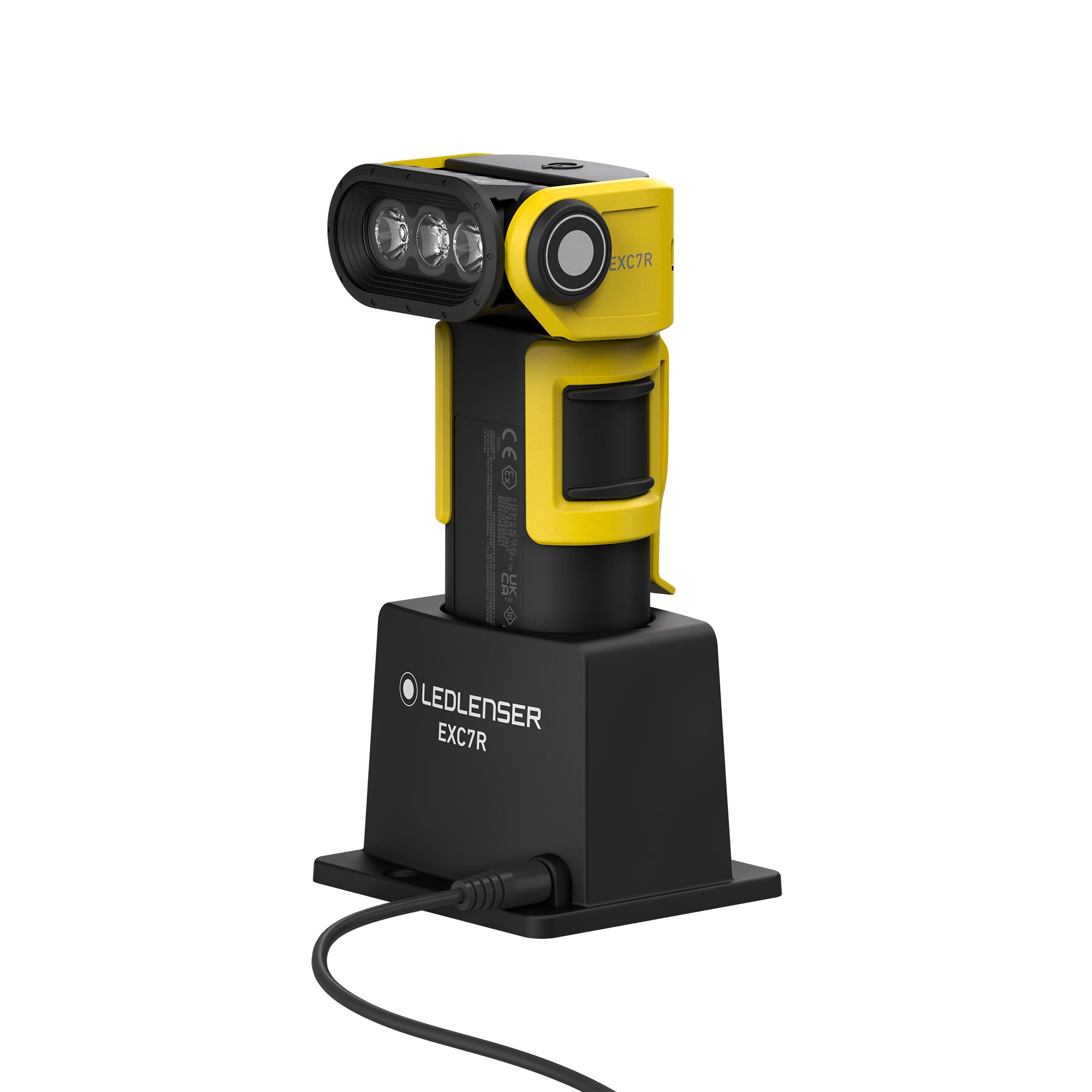 Ledlenser 502040 (EXC7R) – Latarka kątowa / Żółto-czarna - OUTLET