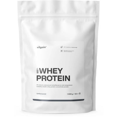 Vilgain Whey Protein – Białko serwatkowe, 1 000 g, Bez smaku