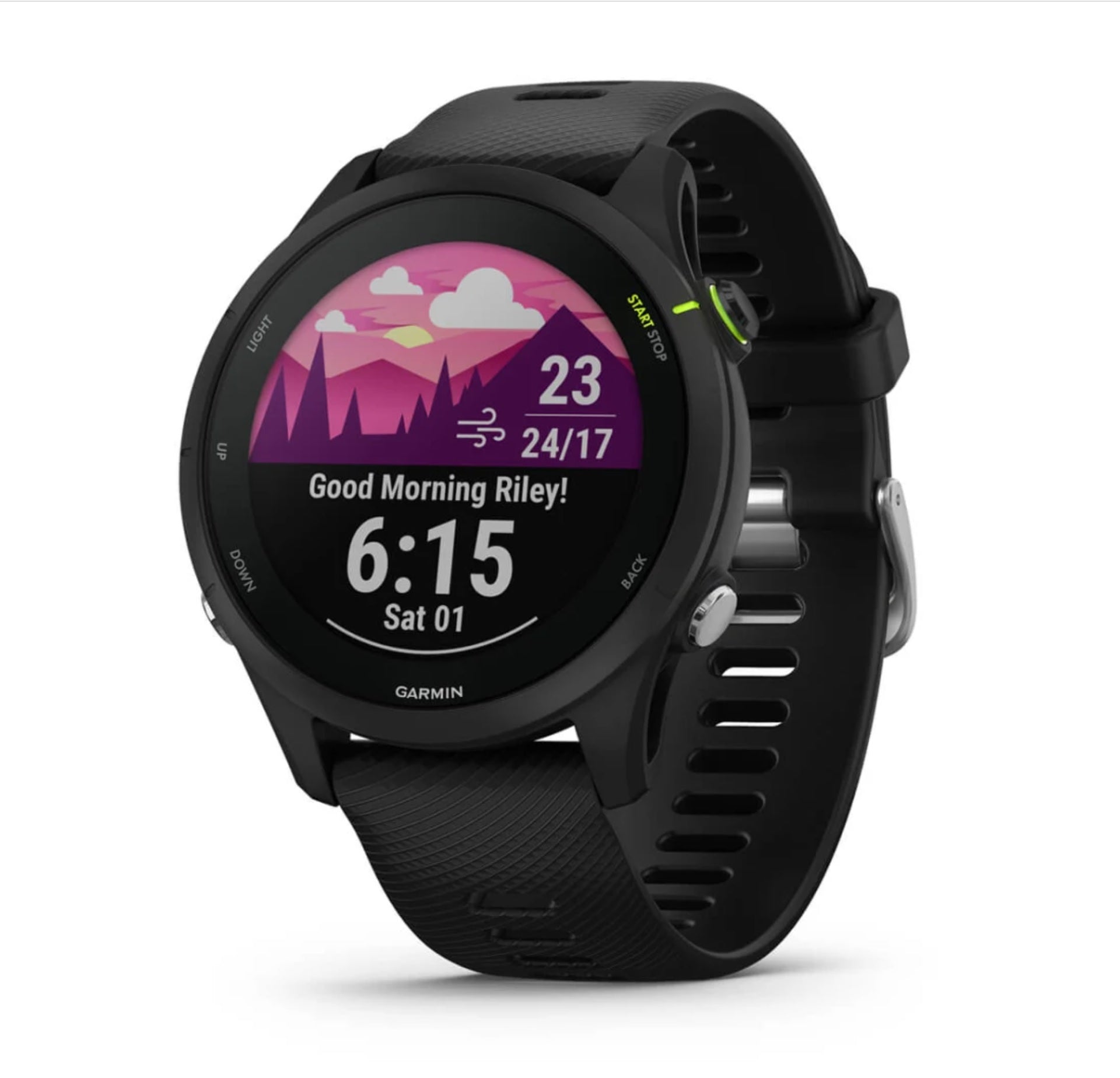 Zegarek do biegania Garmin Forerunner® 255 Music - czarny