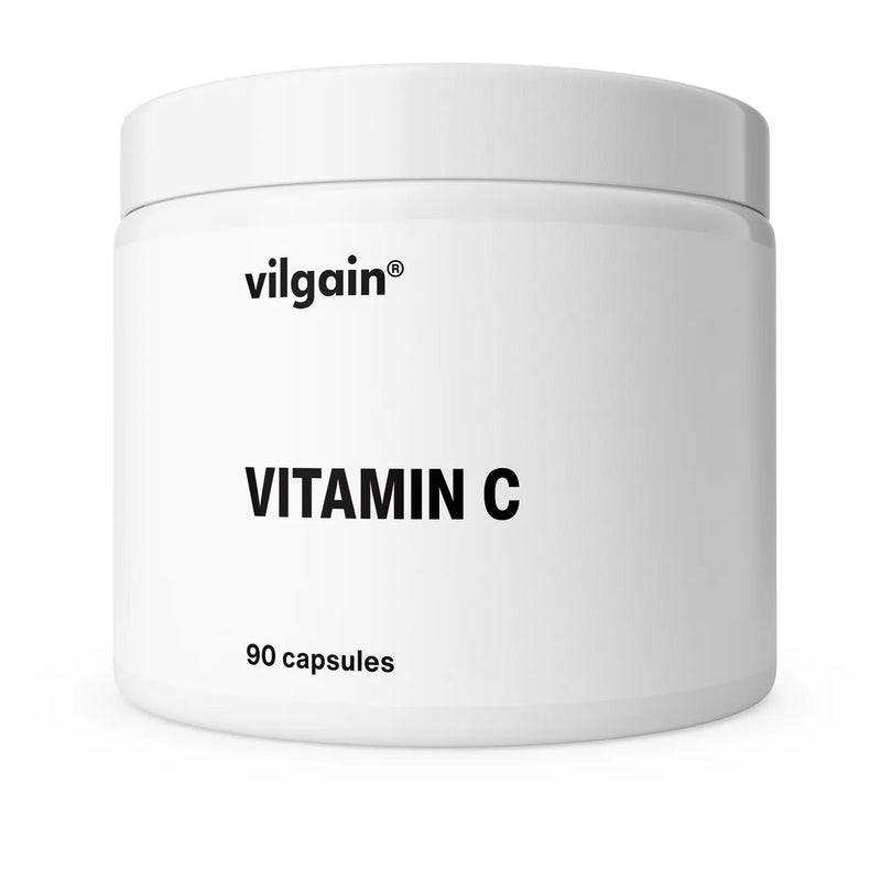 Vilgain Vitamin C – Suplement diety z witaminą C, 90 kapsułek, Neutralny