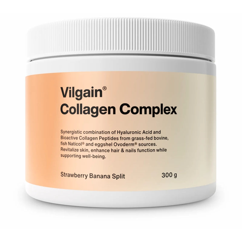 Vilgain Collagen Complex – Suplement, 300 g, Truskawka i banan