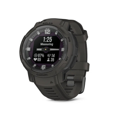 Garmin Instinct Crossover Solar - Zegarek hybrydowy z analogowymi wskazówkami, Grafitowy - OUTLET