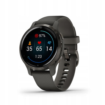 Smartwatch Garmin Venu® 2S zegarek wodoszczelny - grafitowy