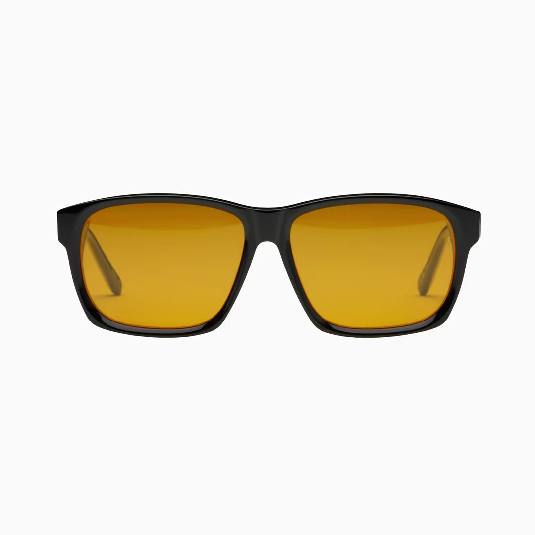 Flowlife Flowglasses Day Sync 02 - Álvaro Edition - Okulary filtrujące światło niebieskie, Żółte soczewki, Czarna oprawka z poliwęglanu