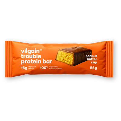 Vilgain Trouble Protein Bar – Baton proteinowy, 55 g, CzekoKubek orzechowy