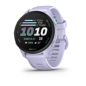 Garmin Forerunner 70 – Cool Lavender z paskiem silikonowym