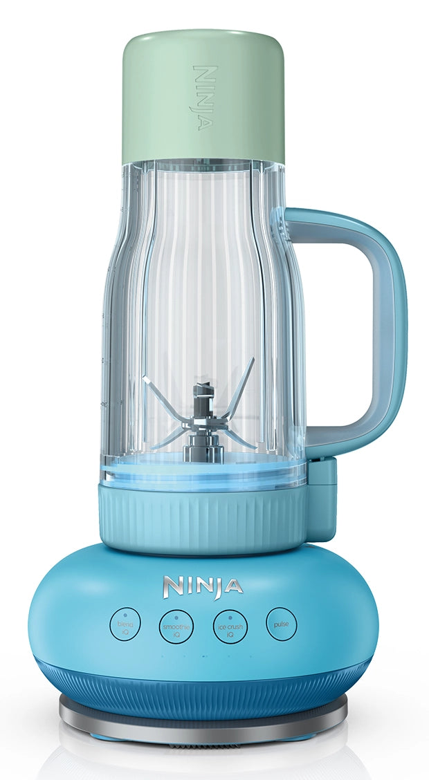 Ninja BlendBoss DB351EUBL - Blender kielichowy, 0,65 l, Niebieski