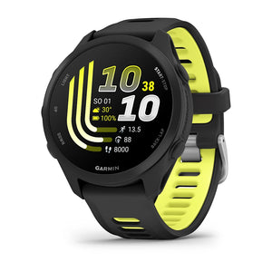 Garmin Forerunner 170 – Black / Amp Yellow z paskiem w kolorze Black / Amp Yellow