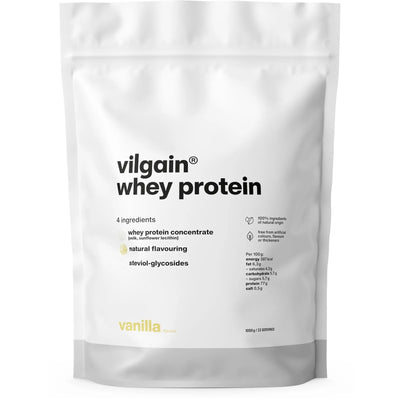 Vilgain Whey Protein – Białko serwatkowe, 1000 g, Wanilia