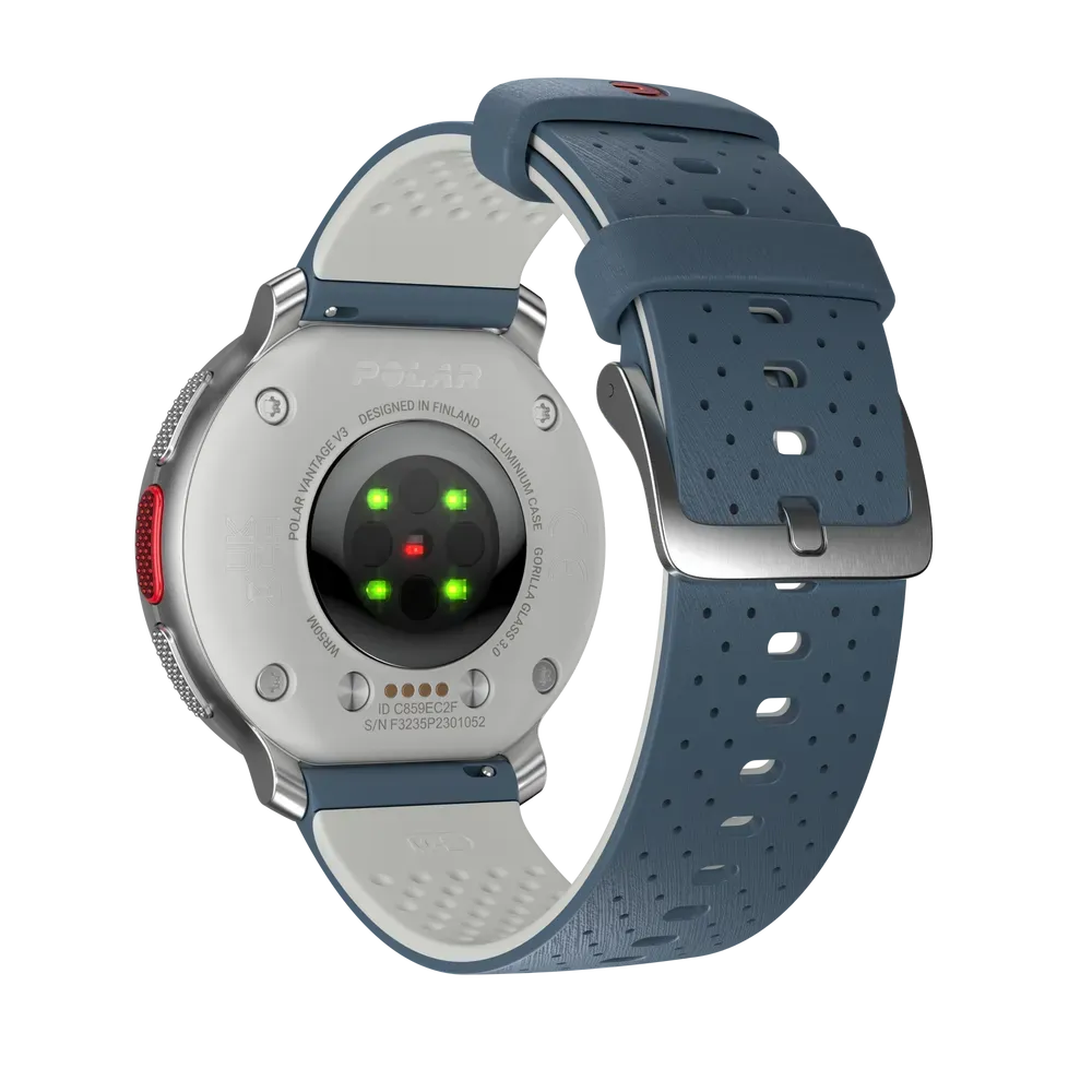 Polar Vantage V3 srebrno-niebieski smartwatch