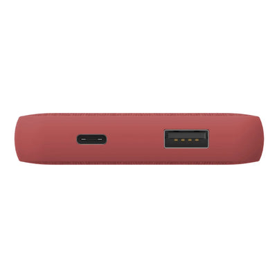 Hama powerbank FABRIC 10, 10000mAh, czerwony