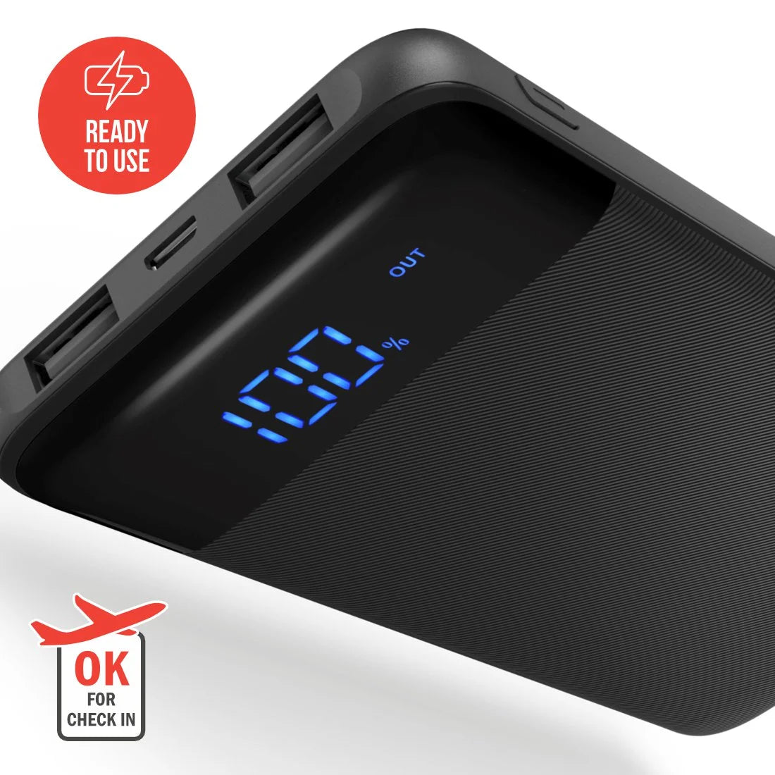 Hama powerbank LED10, 10000mAh