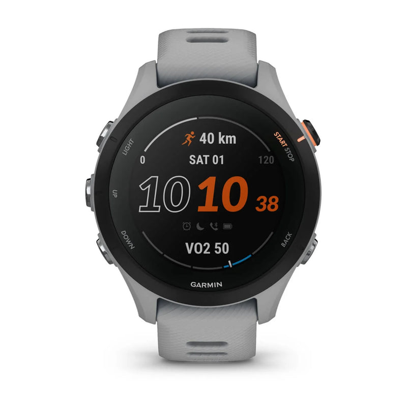 Garmin Forerunner 255S Powder Grey zegarek do biegania szary