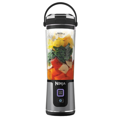 Ninja BC151EUBK - Bezprzewodowy blender kielichowy, 0,53 l, Szary