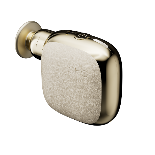 SKG FS300 Pocket – pistolet do masażu, Bialo-złoty