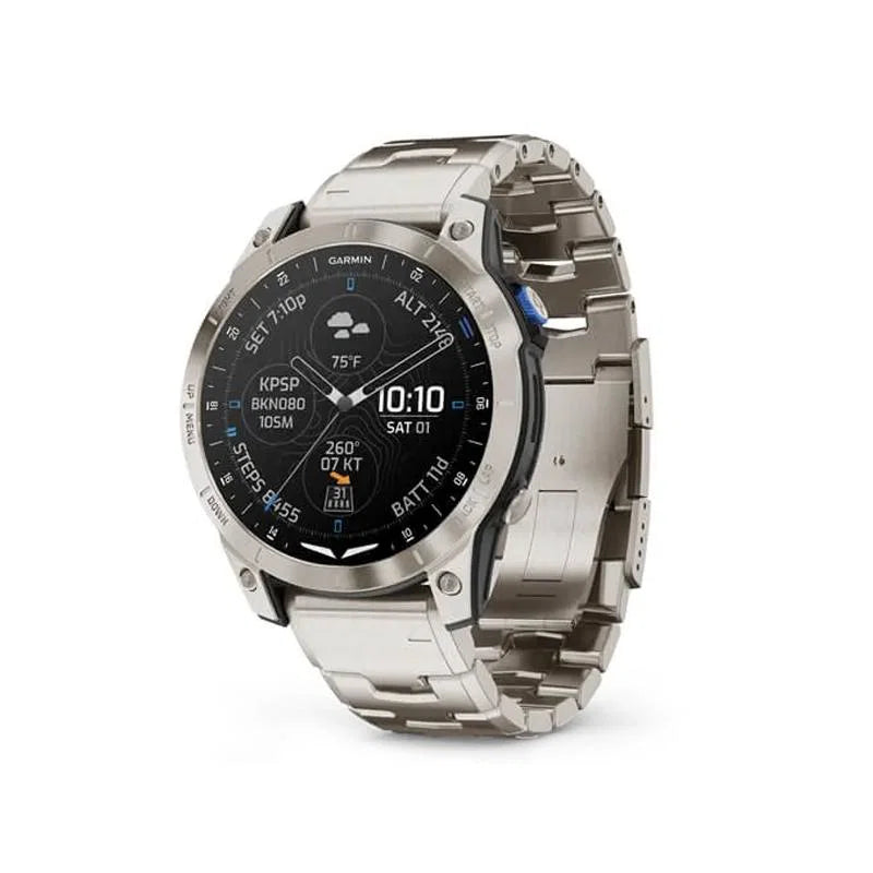 Garmin D2 Mach 1 – Zegarek lotniczy z tytanową bransoletą - OUTLET