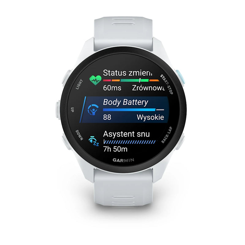 Garmin Forerunner 70 – Whitestone z paskiem silikonowym
