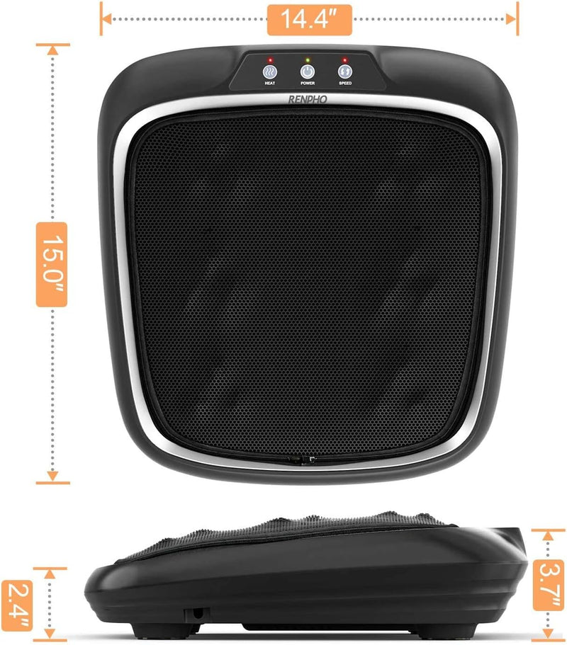 Renpho RF-FM062 – Profesjonalny masażer stóp i łydek Shiatsu z funkcją podgrzewania Czarny