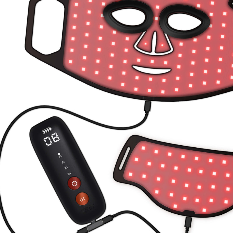 Silk'n Dual LED Mask – na twarz i szyję, czarna