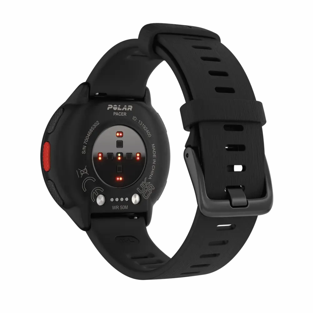 Polar Pacer czarny S-L smartwatch
