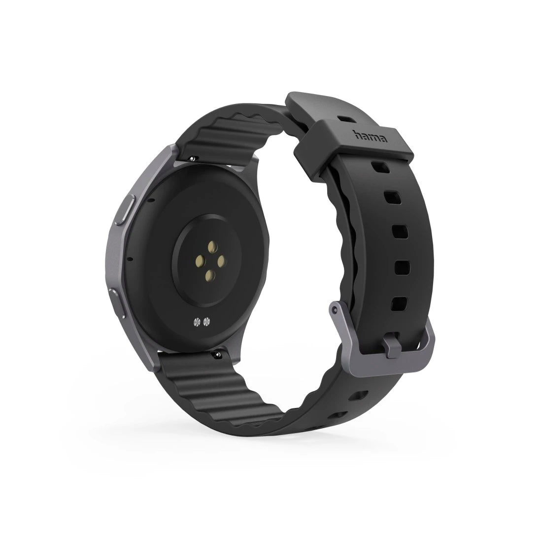Hama Smartwatch 7010 – Antracytowy/Czarny pasek silikonowy - OUTLET