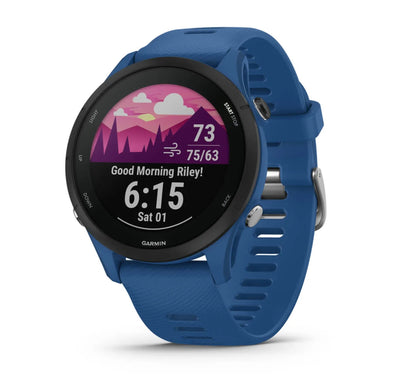 Garmin Forerunner 255 zegarek do biegania Tidal Blue niebieski