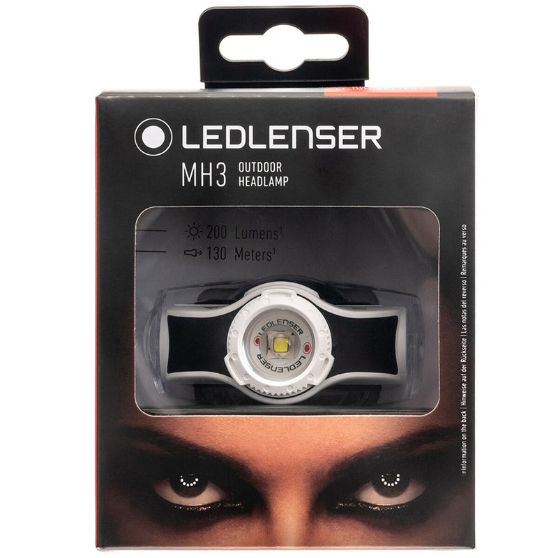 Ledlenser MH3 – Latarka czołowa Czarna/Biała