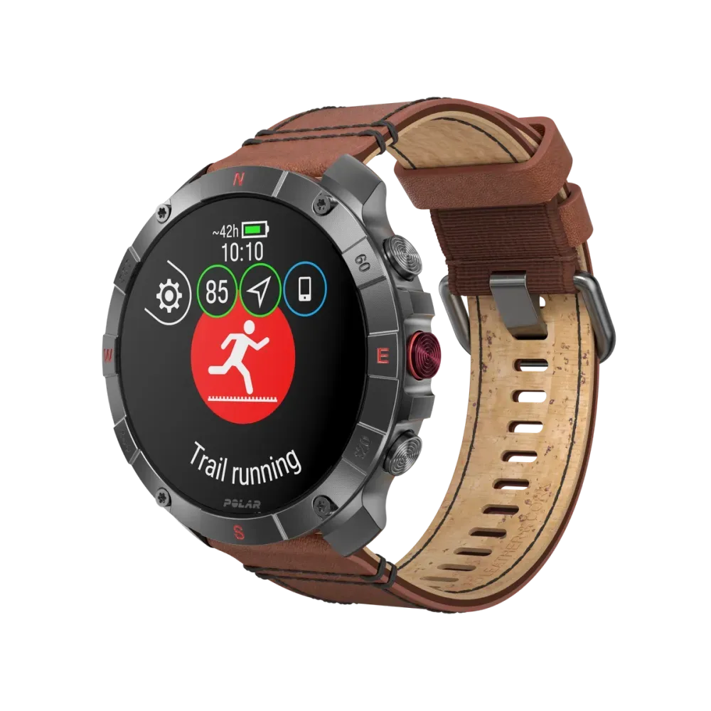 Polar Grit X2 Pro Titan brązowy skórzany M/L