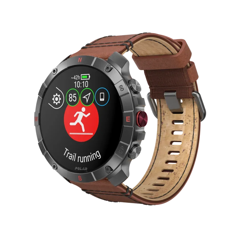 Polar Grit X2 Pro Titan brązowy skórzany M/L