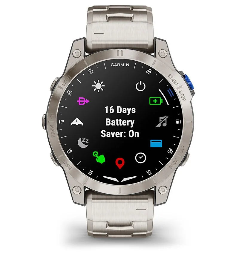 Garmin D2 Mach 1 – Zegarek lotniczy z tytanową bransoletą - OUTLET