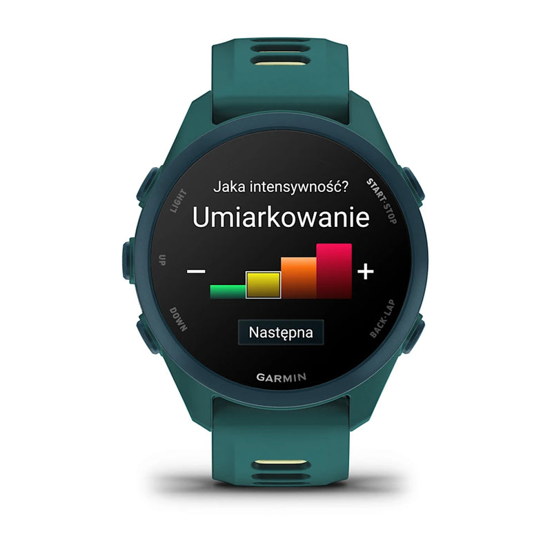 Garmin Forerunner 170 Music – Teal Green z paskiem w kolorze Teal Green / Citron