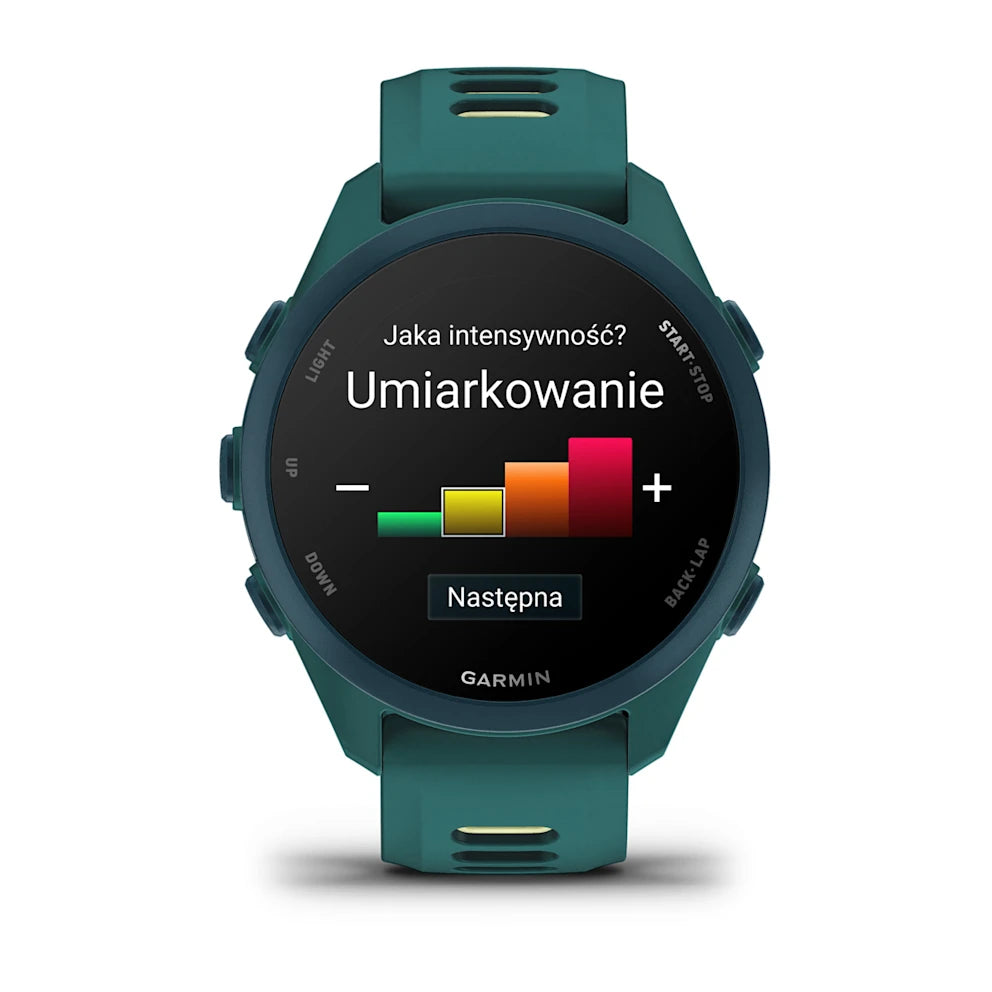 Garmin Forerunner 170 Music – Teal Green z paskiem w kolorze Teal Green / Citron