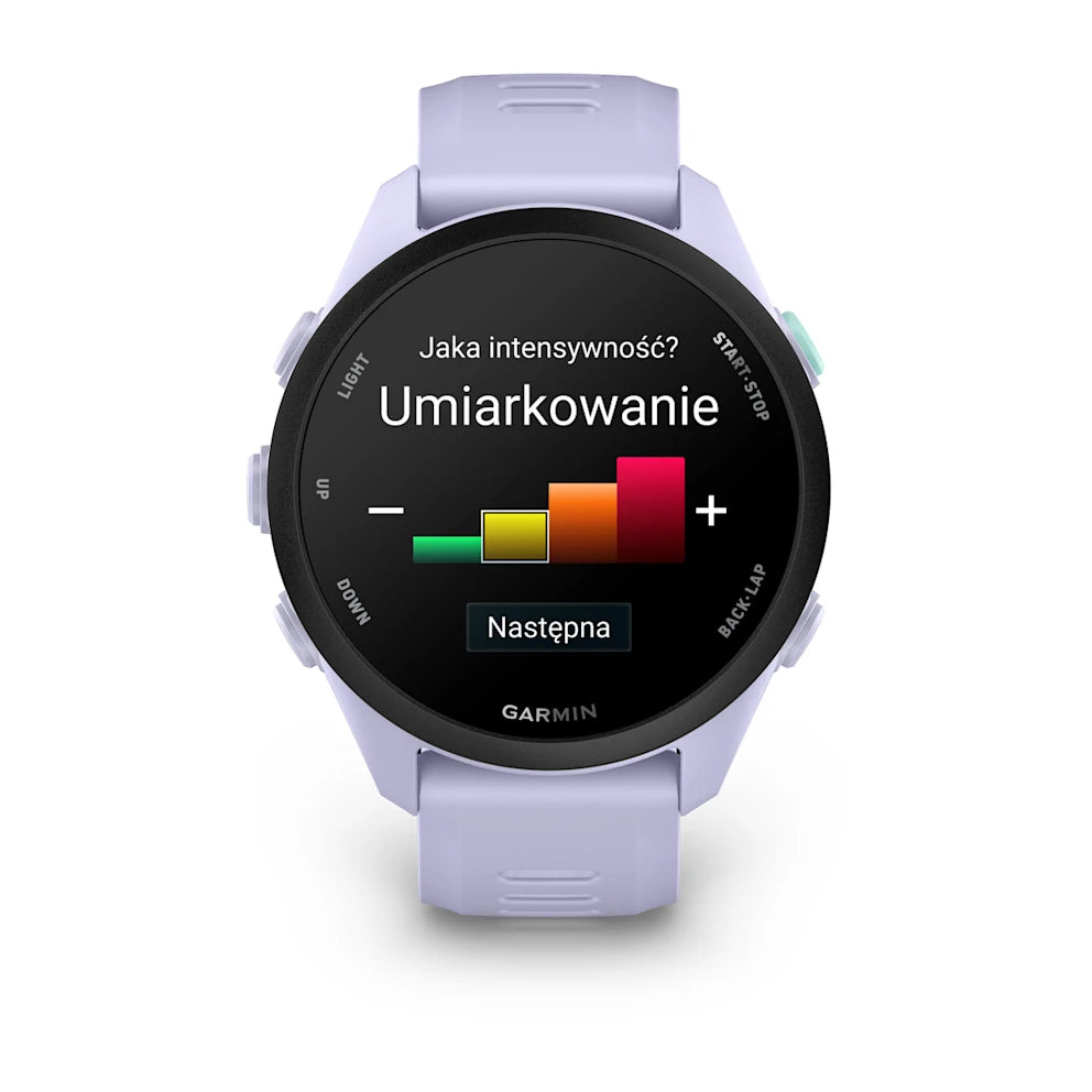 Garmin Forerunner 70 – Cool Lavender z paskiem silikonowym