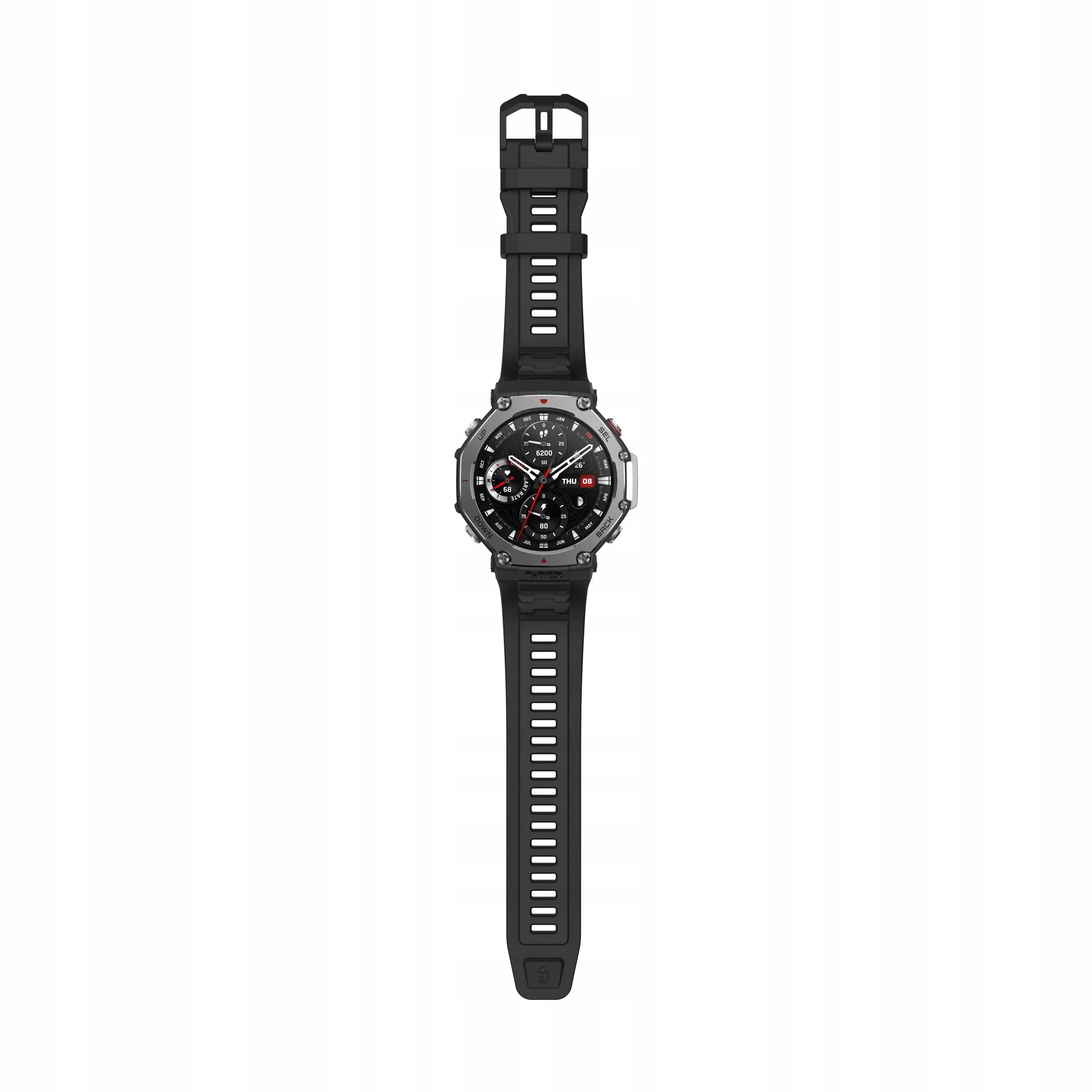 AMAZFIT T-REX 3 Onyx czarny smartwatch zegarek sportowy + Roczna Subskrypcja Zepp Aura