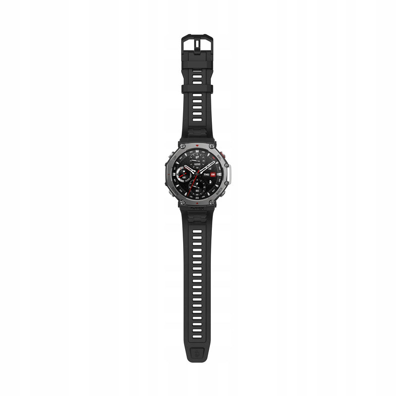 AMAZFIT T-REX 3 Onyx czarny smartwatch zegarek sportowy + Roczna Subskrypcja Zepp Aura