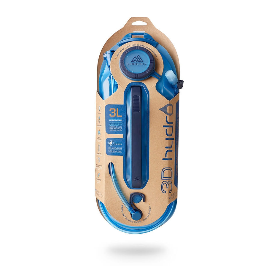 Gregory 3D Hydro Reservoir – bukłak, 3 L, Optic Blue