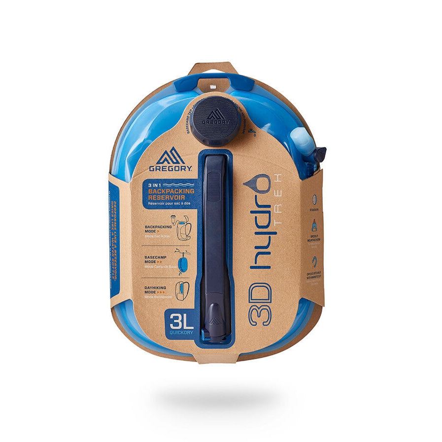Gregory 3D Hydro Trek – bukłak, 3 L, Optic Blue