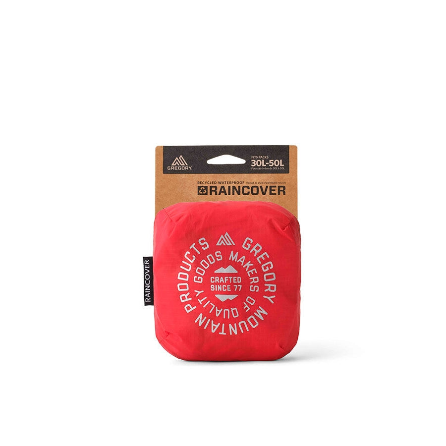 Gregory Raincover 30/50L – pokrowiec przeciwdeszczowy, Beaming Red